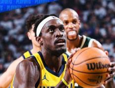 【168sports】NBA季后赛：步行者大胜雄鹿，西亚卡姆砍下37分