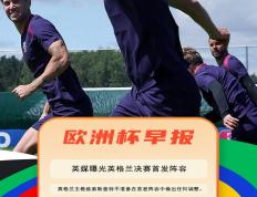 【168sports】欧洲杯早报：英格兰首发曝光 鲁尼称西班牙一人像年轻时C罗