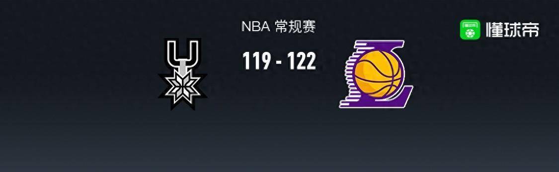 【168sports】168NBA：湖人122-119险胜马刺，戴维斯37+10+1