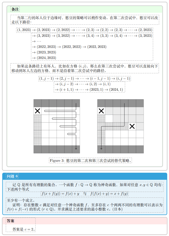 【168sports】2024年第65届国际数学奥林匹克竞赛试题答案与解析