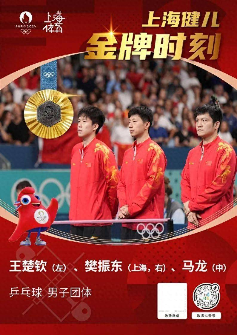 【168sports】五连冠！樊振东携手马龙王楚钦勇夺奥运会乒乓球男子团体金牌！